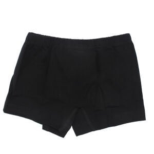 Erkek Çocuk Siyah Lastikli Düz Renk Boxer