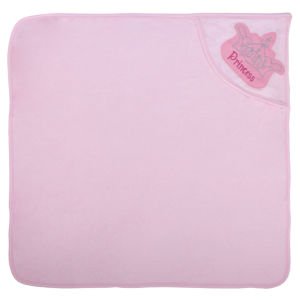 Pembe Princess Taçlı Havlu Lif Set