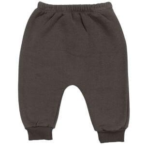 Erkek Bebek Kahve Uçak Nakışlı Üç İp İkili Takım