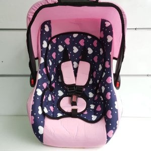 Pembe Lacivert Kalpli Puset