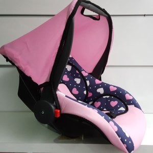 Pembe Lacivert Kalpli Puset