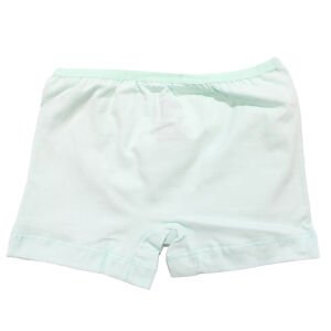 Kız Çocuk Su Yeşili Kedi Baskılı Düz Boxer 4-5 Yaş