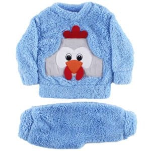 Erkek Bebek Mavi Horozlu Welsoft 2'li Peluş Takım