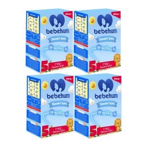 5 No Devam Sütü 2 Yaş+ 800 gr x 4 Adet