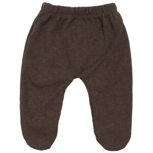 Erkek Bebek Ekru Kahve Papyonlu Şapkalı Kendinden Yelekli Beş Parça Hastane Çıkış Seti