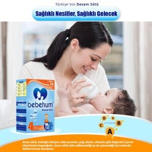 Bebehum 4 Devam Sütü 800 Gr 12+ Ay 8 Adet