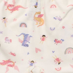 Kız Çocuk Pembe Unicorn Desenli Boxer 2-3 Yaş