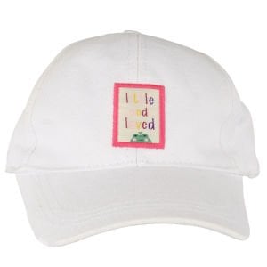 Kız Çocuk Beyaz Little Yazılı Şapka 4-8 Yaş