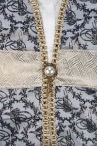 Tuğra Desenli Laci Gold Şehzade Erkek Bebek Mevlüt Tulumu