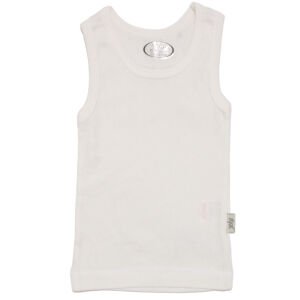 Unisex Beyaz Jakarlı Atlet Boxer Takım