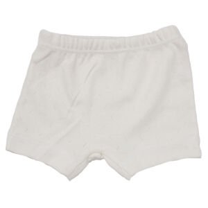 Unisex Beyaz Jakarlı Atlet Boxer Takım