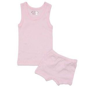 Unisex Pembe Jakarlı Atlet Boxer Takım