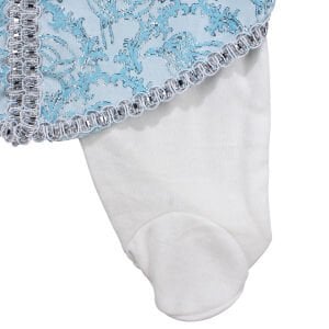 Tuğra Desenli Kemerli Turkuaz Şehzade Erkek Bebek Mevlüt Tulum