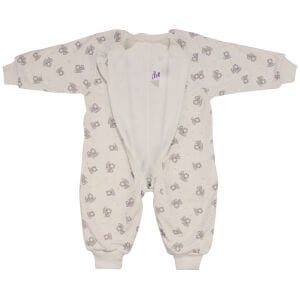 Unisex Ekru Koala Desenli Uyku Tulumu 1.5 Tog Uyku Tulumu