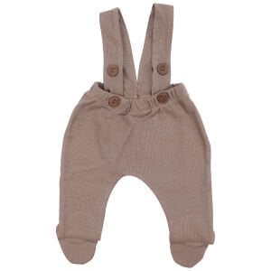 Erkek Bebek Ekru Kahve Araba Nakışlı Yakalı Papyonlu On Parça Hastane Çıkış Seti