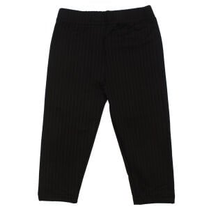 Unisex Siyah Fitilli Boğazlı Badi Üst