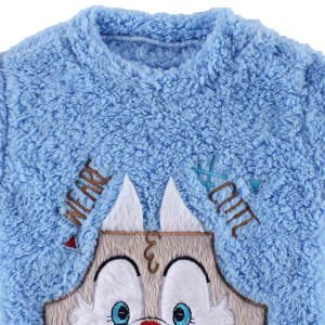 Erkek Bebek Mavi Tilkili Welsoft 2'li Peluş Takım