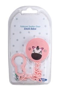 Pembe Zebralı Emzik Askısı