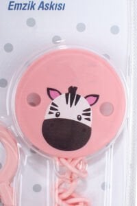 Pembe Zebralı Emzik Askısı