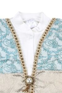 Erkek Bebek Mavi Gold Şehzade Mevlüt Tulumu