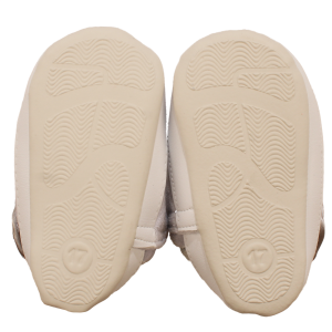 Kız Bebek Gri Tüylü Kürklü Güllü Cırtlı Bot Panduf