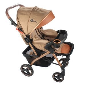 Be-Be Soft Plus Gold Kahve Çift Yönlü Bebek Arabası
