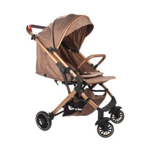 Be-Be Alpine Kabin Sistem Gold Kahve Çift Yönlü Bebek Arabası