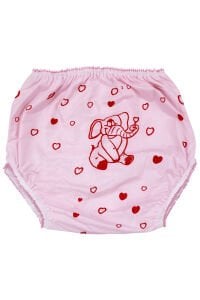 Pembe Kalpli Fil Bebek Alıştırma Külot(2-4 Yaş)
