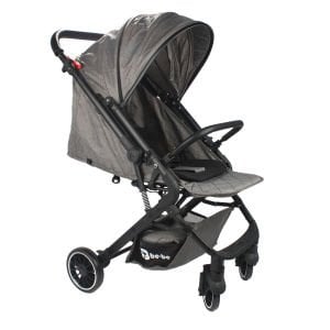 Be-Be Alpine Kabin Sistem Siyah Gri Yönlü Bebek Arabası