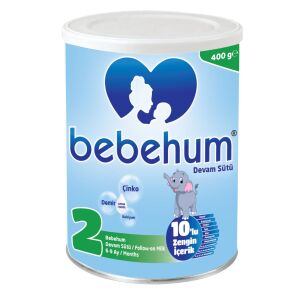 Bebehum Teneke 2 Devam Sütü 400 gr 6-9 Ay