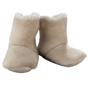 Erkek Bebek Kahve Peluş Panduf 6-18 Ay