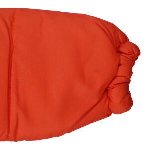 Turuncu Simba Baskılı Kapşonlu Mont