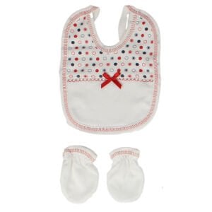 Chery Kırmızı Kalpli Tavşan 5 Parça Hastane Çıkış Seti