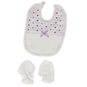 Chery Kalpli Mor 5 Parça Kız Bebek Hastane Çıkış Seti