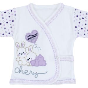 Chery Kalpli Mor 5 Parça Kız Bebek Hastane Çıkış Seti