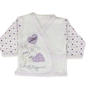 Chery Kalpli Mor 5 Parça Kız Bebek Hastane Çıkış Seti