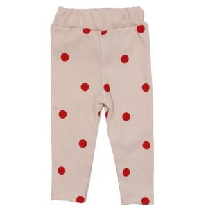 Kız Bebek Kırmızı Ekru Büyük Fiyonklu Puanlı 2'li Takım