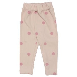 Kız Bebek Pudra Ekru Büyük Fiyonklu Puanlı 2'li Takım