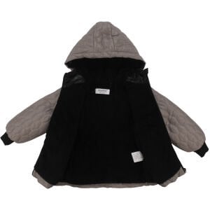 Unisex Vizon İçi Peluş Kapitoneli Mont