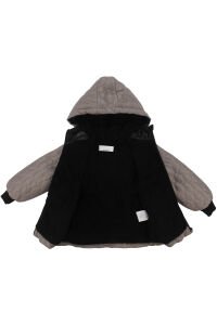 Unisex Vizon İçi Peluş Kapitoneli Mont