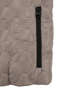 Unisex Vizon İçi Peluş Kapitoneli Mont