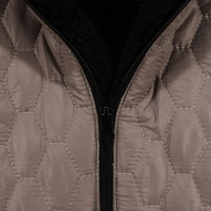 Unisex Vizon İçi Peluş Kapitoneli Mont