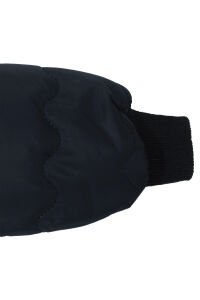 Unisex Lacivert İçi Peluş Kapitoneli Mont