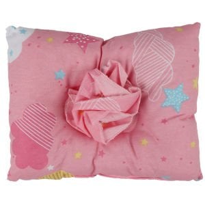Unisex Pembe Renkli Yıldız Desenli Emzirme Yastığı