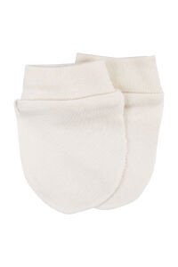 Kız Bebek Ekru Bej Müslin Fırfırlı Fistolu Çiçek Nakışlı 5 Parça Hastane Çıkış Seti