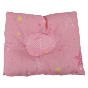 Unisex Pembe Beyaz Yıldız Desenli Emzirme Yastığı