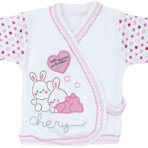 Chery Kalpli Pembe 5 Parça Kız Bebek Hastane Çıkış Seti