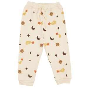 Erkek Çocuk Ekru Dream Yıldızlı Baskılı Pijama Takımı