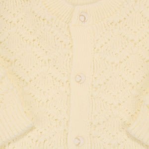 Krem Bebek Triko Patikli Tulum Takım