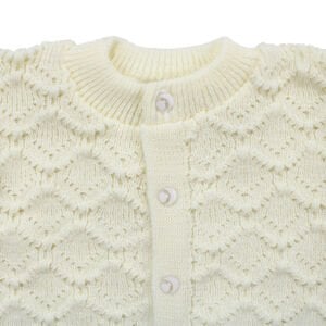 Krem Bebek Triko Patikli Tulum